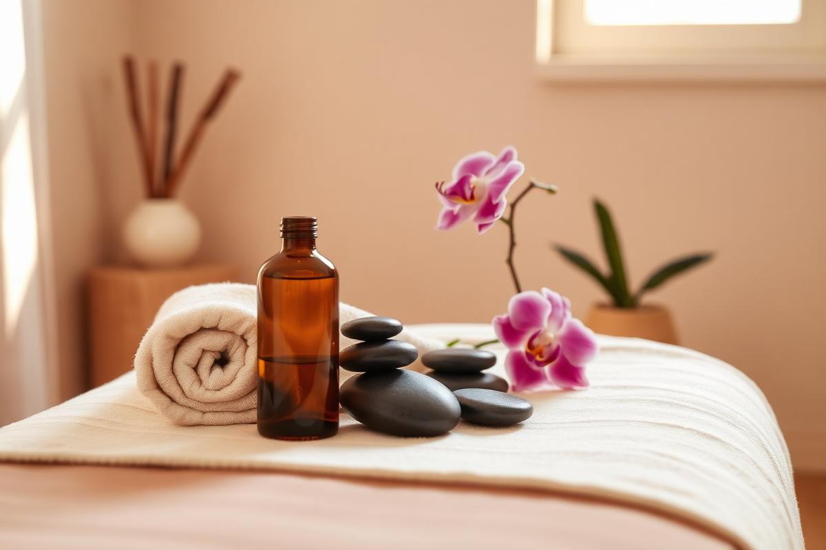 Massage treatment at Angelique Healing